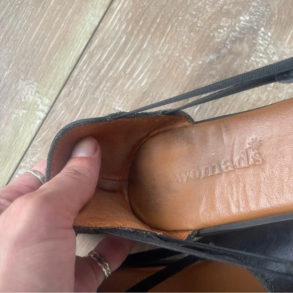 Black Open-Toe Sandals - Picture 3 of 9